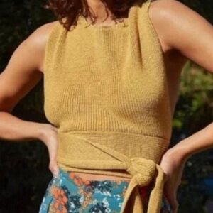 FREE PEOPLE Orchid Convertible Open-Back Sweater Tank